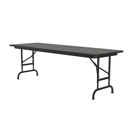 Correll CFA Adjustable HPL Folding Tables 24x72 New England Driftwood CFA2472PX-52